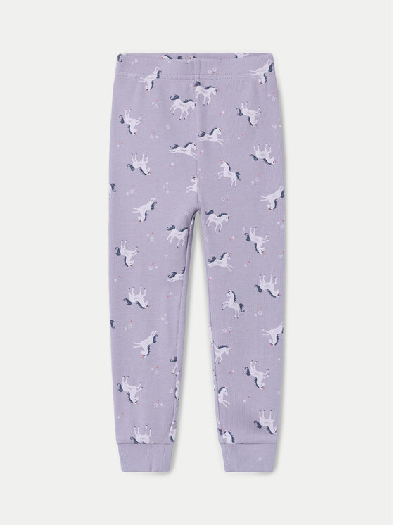 NAME IT NAME IT Piżama 13221101 Fioletowy Regular Fit
