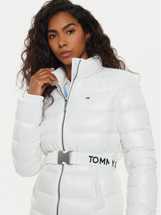 Tommy Jeans Tommy Jeans Puhovka DW0DW18826 Bela Slim Fit