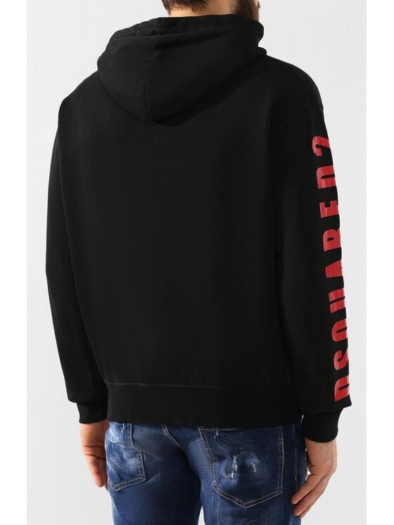 Dsquared2 Dsquared2 Mikina S74HG0062 S25030 900 Černá Regular Fit