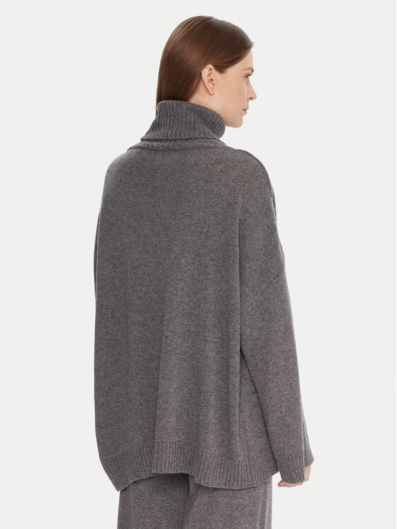 Kontatto Kontatto Rollkragenpullover 3M0961C Grau Relaxed Fit