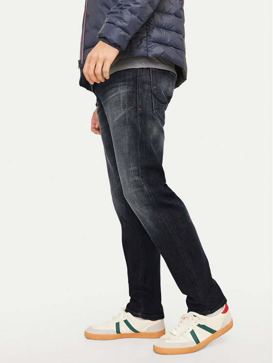 Jack & Jones Jack & Jones Jeansy Mike 12263530 Granatowy Tapered Fit