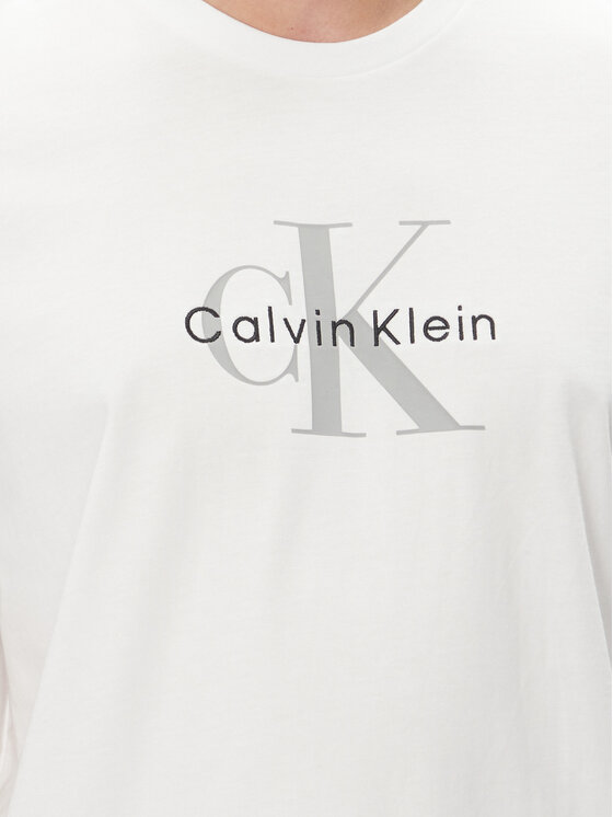 Calvin Klein Jeans Calvin Klein Jeans T-krekls Hero Monologo LV04RB862G Balts Regular Fit