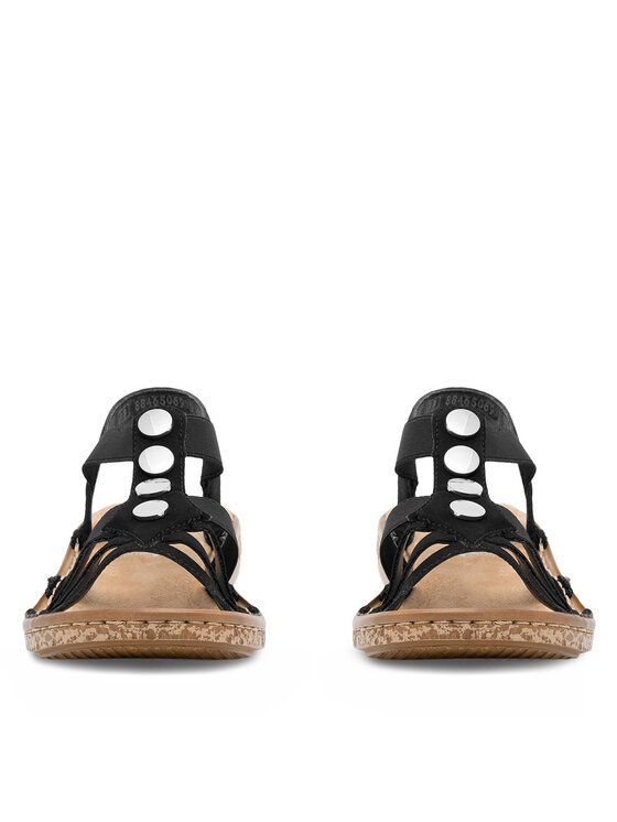 Rieker Rieker Sandalen 62831-00 Schwarz
