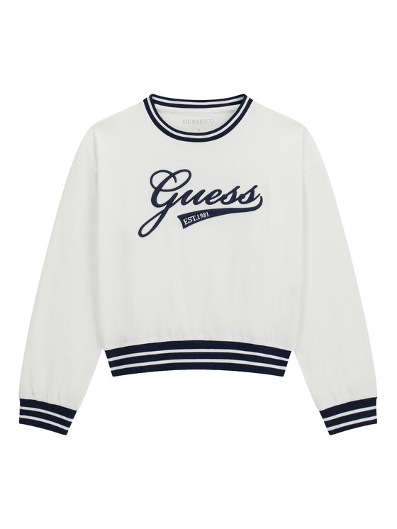 Guess Hanorac J6YI30 K3765 Alb Regular Fit
