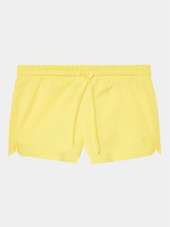 Gyerek Sport rövidnadrág United Colors Of Benetton, Méret: 98, Sárga, 3I1XG900N