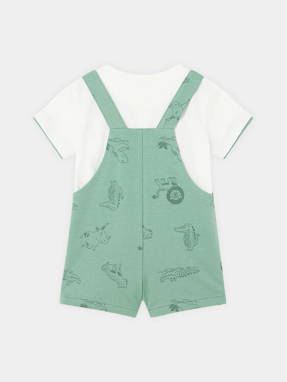 Mayoral Mayoral Set T-Shirt und Shorts 1652 Grün Regular Fit