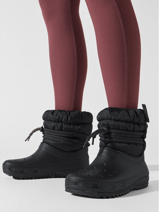 Crocs Crocs Śniegowce Classic Neo Puff Luxe Boot W 207312 Czarny
