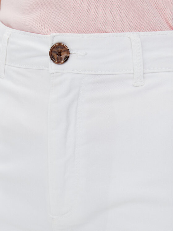 U.S. Polo Assn. U.S. Polo Assn. Šortky z materiálu WUP1121 Bílá Regular Fit