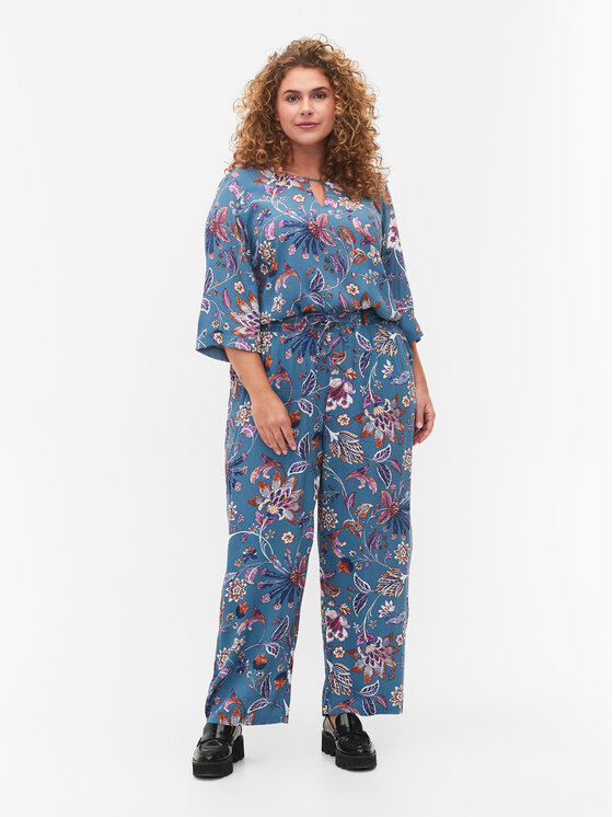 Zizzi Zizzi Palaidinė V00040E Mėlyna Loose Fit