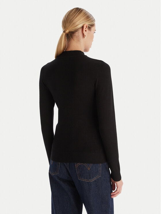 ACCESS FASHION ACCESS FASHION Rollkragenpullover 54-8074 Schwarz Regular Fit