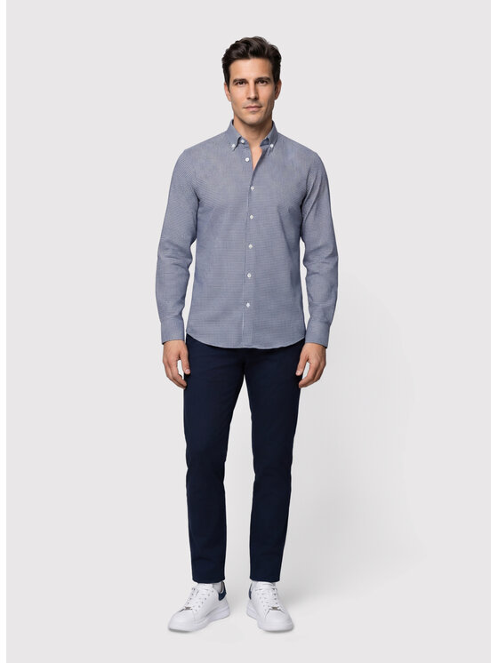 Pako Lorente Pako Lorente Koszula P26WF-1X-004 Granatowy Slim Fit