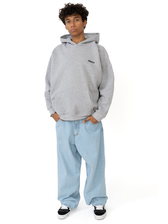Mercur Mercur Bluza Basic Szary Comfort Fit