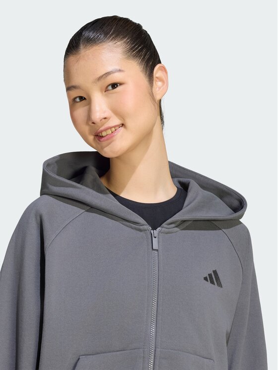 adidas adidas Bluza 164803 Szary Loose Fit