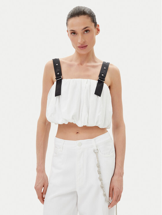 PINKO PINKO Top 105176 A2LD Alb Regular Fit