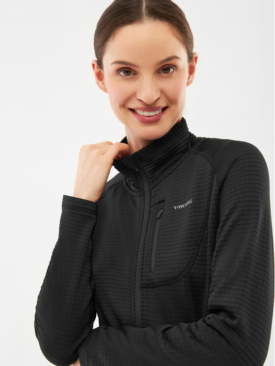 Viking Viking Bluza Admont Full Zip Lady Czarny