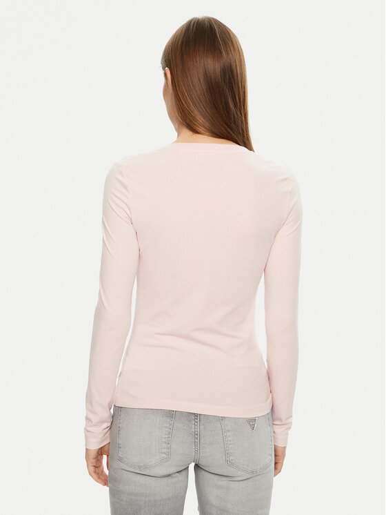 Guess Jeans Guess Jeans Bluse W4YI21 J1314 Rosa Regular Fit
