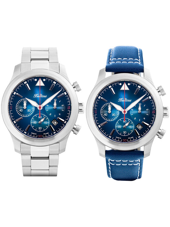 Balticus Balticus Orologio BALFSQCHBLU Argento