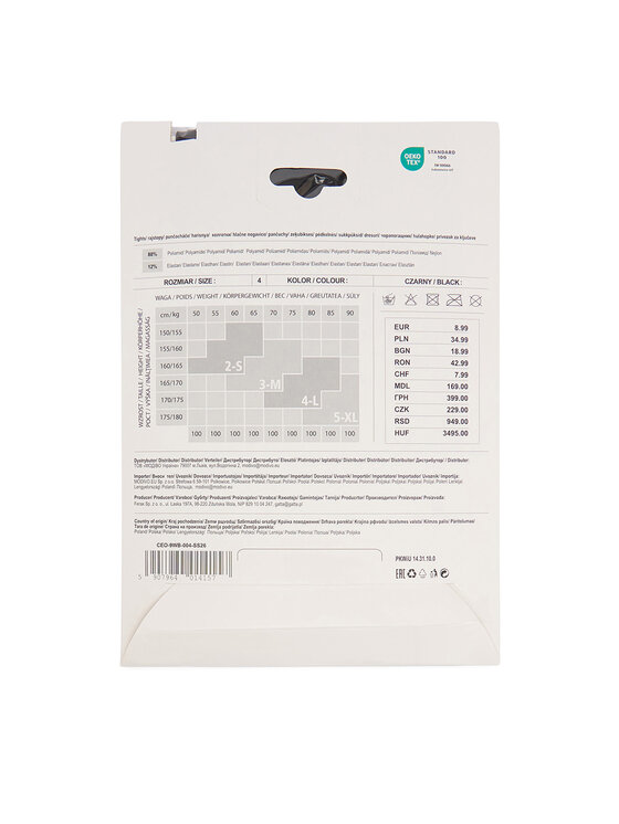 Nine West Nine West Pedkelnės CEO-9WB-004-SS26 Juoda