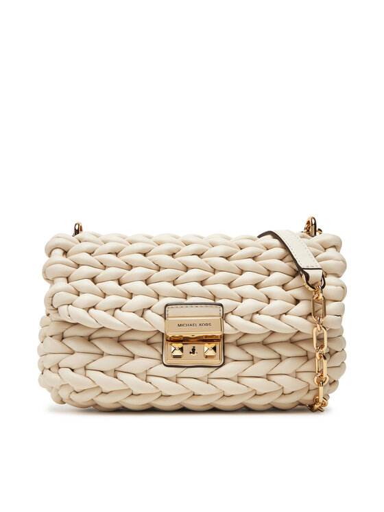 Geantă MICHAEL Michael Kors Tribeca 30T5G2RL7T Écru