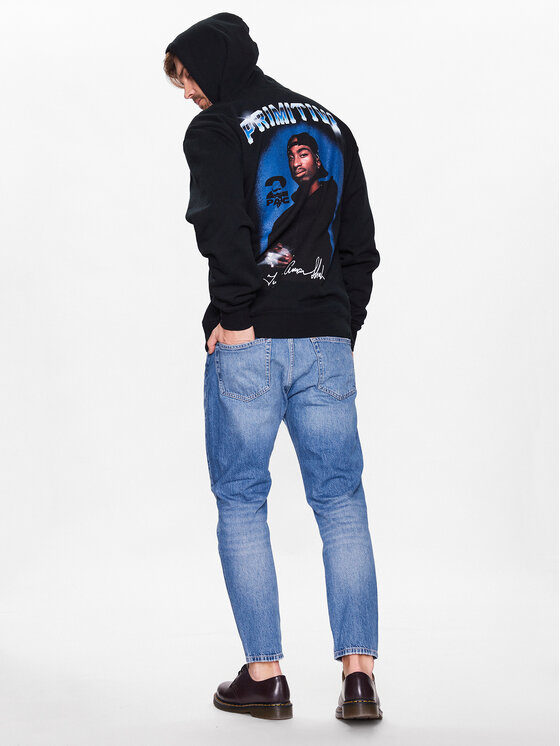 Primitive Primitive Jopa 2Pac P14395 Črna Regular Fit