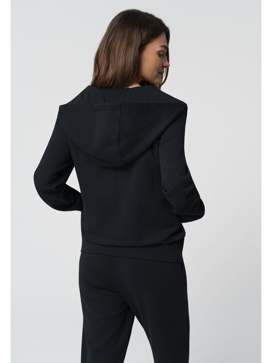 Volcano Volcano Bluza B-ALEXA Czarny Regular Fit