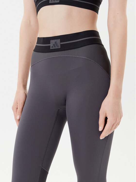 adidas adidas Legginsy Hyperglam JN2651 Szary Slim Fit