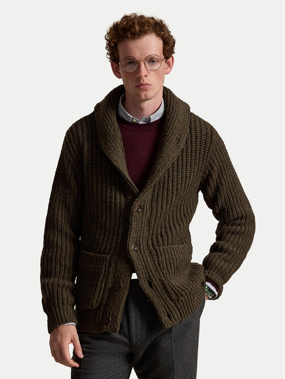 Polo Ralph Lauren Cardigan 710B27775001 Verde Regular Fit