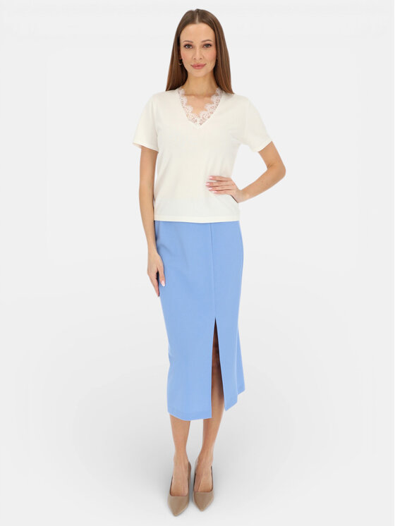 L’AF L’AF Bluzka Rio Biały Regular Fit