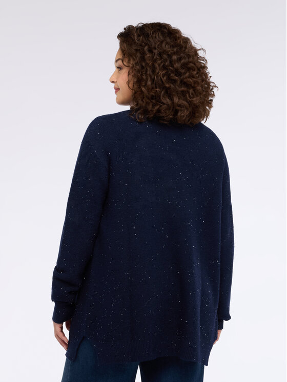 Fiorella Rubino Fiorella Rubino Maglione M054E002040N034 Blu Over Fit
