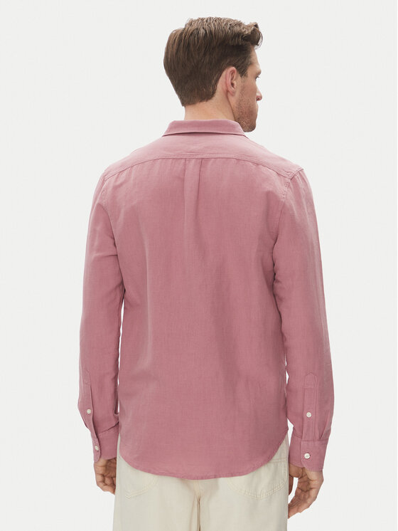 Lee Lee Camicia Patch 112363906 Rosa Regular Fit