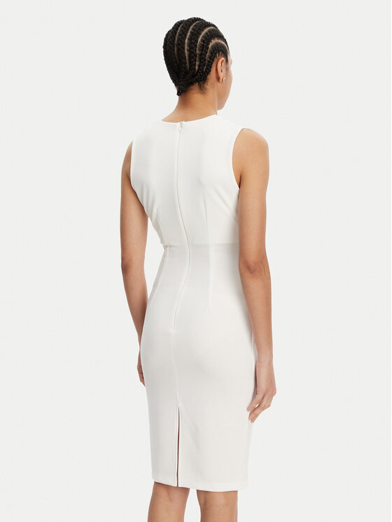 Rinascimento Rinascimento Kokteilinė suknelė CFC0019924002 Balta Regular Fit
