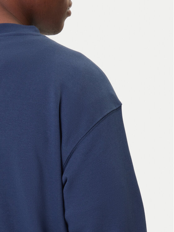 New Balance New Balance Bluza Small Logo MT41507 Granatowy Relaxed Fit