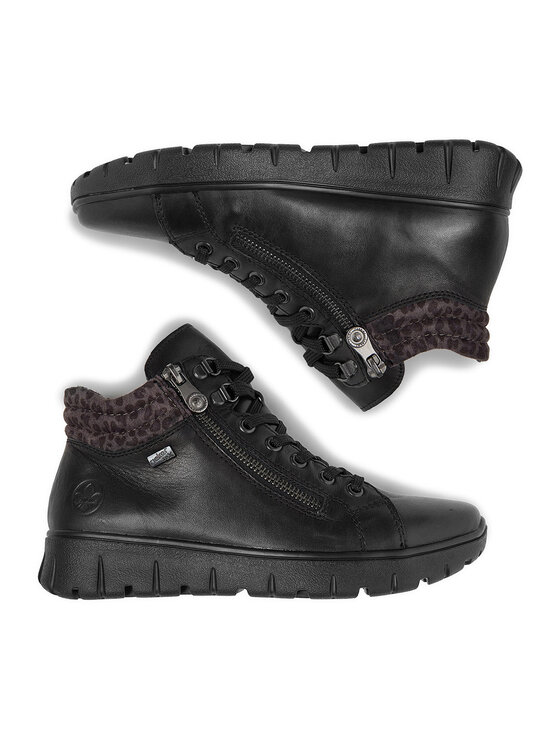 Rieker Rieker Μποτίνια N1305-00 Μαύρο