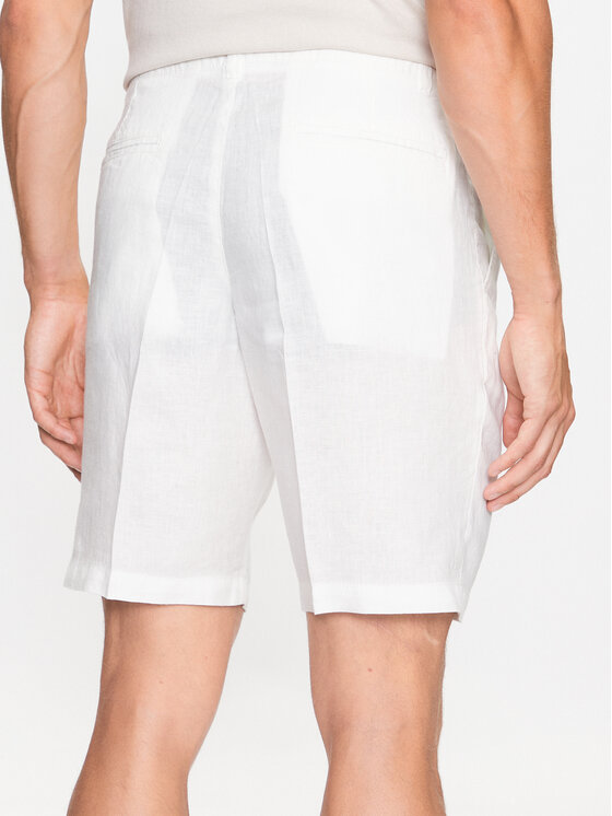 United Colors Of Benetton United Colors Of Benetton Bavlnené šortky 4AGH59548 Écru Regular Fit