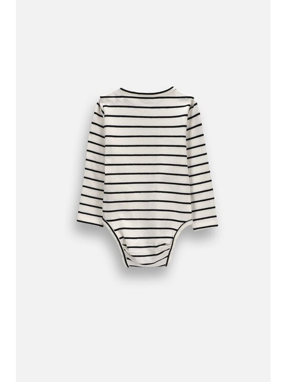 Coccodrillo Coccodrillo Body dziecięce ZC6112105SUN-003 Kremowy Regular Fit