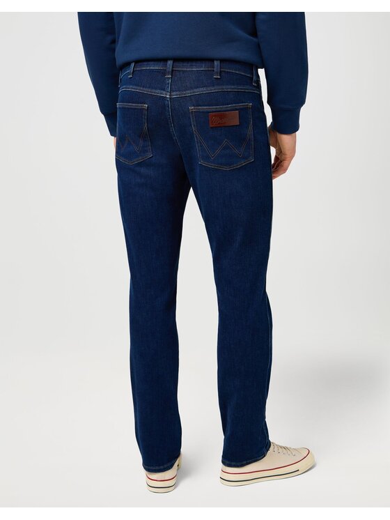 Wrangler Wrangler Jeansy LARSTON Niebieski Slim Fit