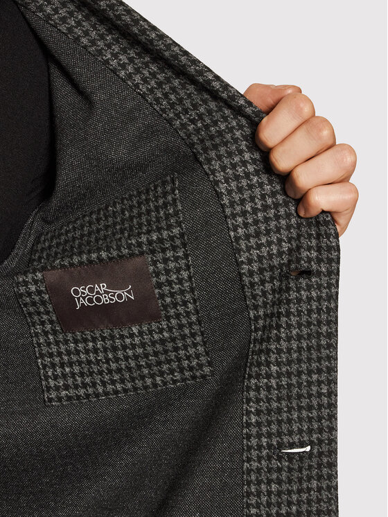 Oscar Jacobson Oscar Jacobson Сако Hector 1144 5783 Сив Slim Fit
