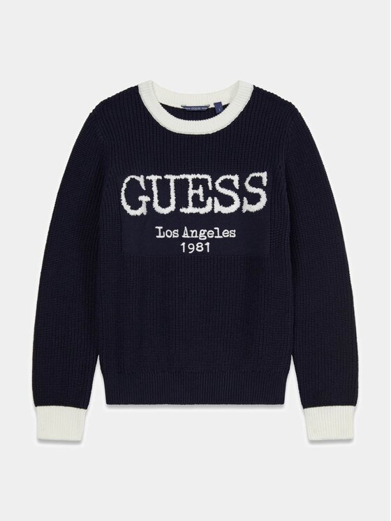 Guess Kids Guess Kids Mikina 180759 Modrá Classic Fit