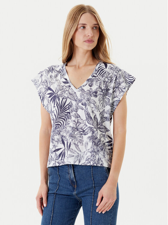 United Colors Of Benetton United Colors Of Benetton T-Shirt 3SEBD10AE Modrá Relaxed Fit