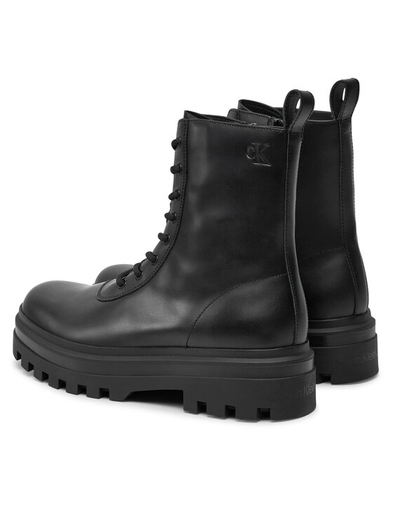 Calvin Klein Jeans Calvin Klein Jeans Schnürstiefeletten Lugged YM0YM01066 Schwarz