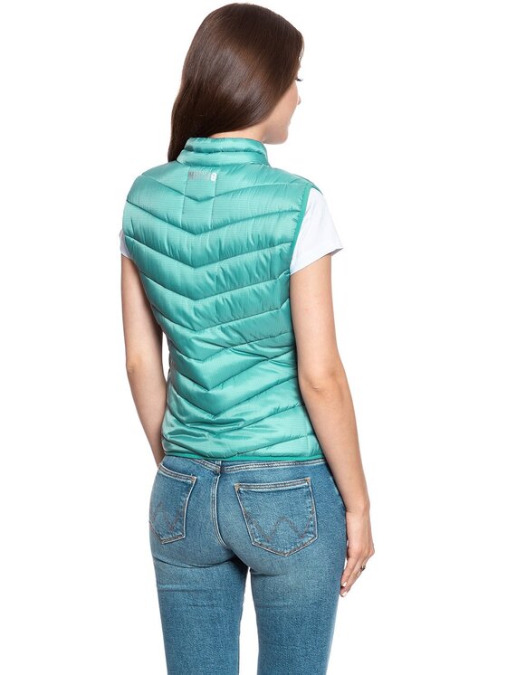 Mustang Mustang Bezrękawnik HOLLY SC LIGHT VEST Zielony Regular Fit