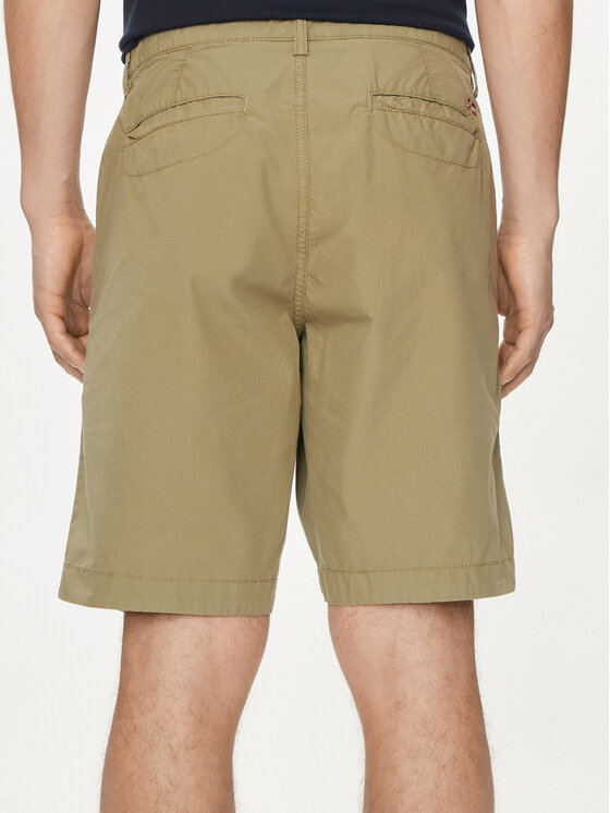 Napapijri Napapijri Pantaloncini di tessuto Nakuru 6 NP0A4HRV Verde Regular Fit
