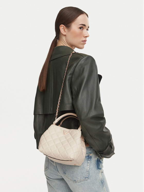 Guess Guess Torebka Juliet Mini HWQG24 56710 Kremowy