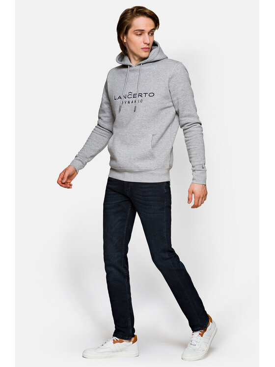 Lancerto Lancerto Jeansy Jackson Granatowy Slim Fit