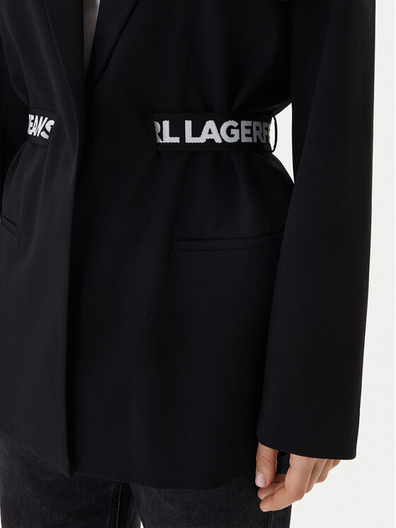 Karl Lagerfeld Jeans Karl Lagerfeld Jeans Піджак B1W14024 Чорний Regular Fit