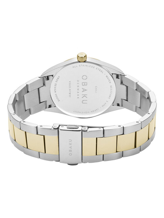 Obaku Obaku Zegarek V263LXFWSF Srebrny