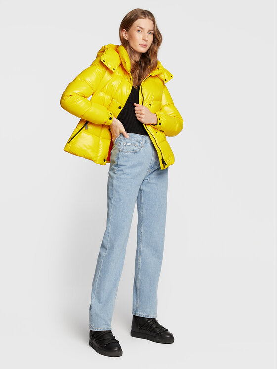 Add Add Daunenjacke 6AW771 Gelb Regular Fit