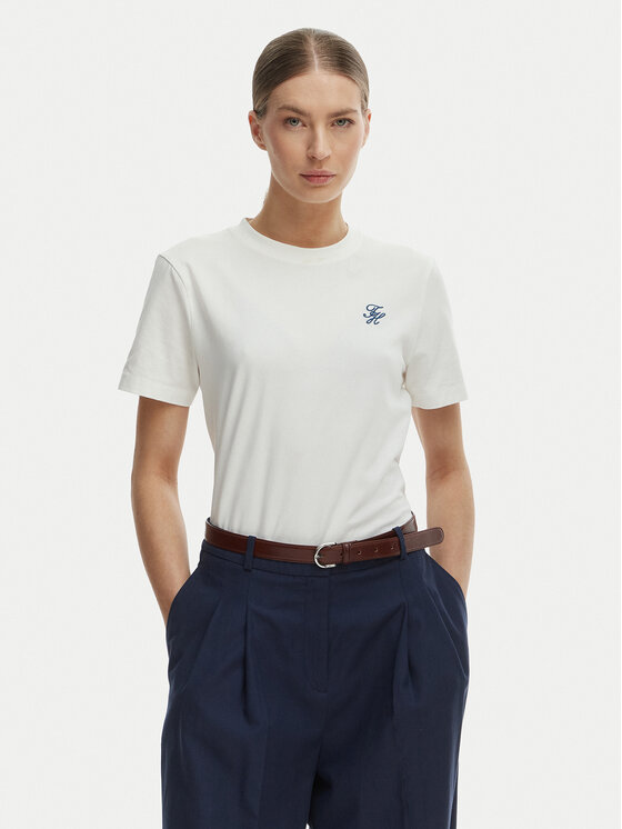 Tommy Hilfiger Tommy Hilfiger Póló WW0WW48699 Ekru Regular Fit