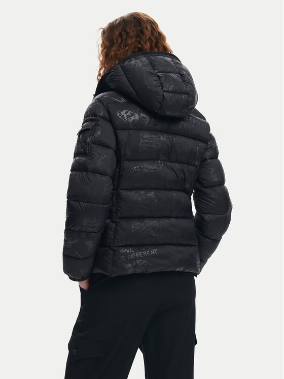 Desigual Desigual Зимно яке Drammen 24WWEWBM Черен Regular Fit