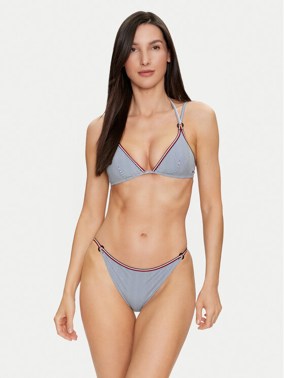 Tommy Hilfiger Tommy Hilfiger Bikini partea de sus UW0UW05329 Albastru